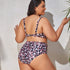 parine.pl Damskie Plus Size Bikini W Kwiaty