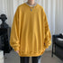 parine.pl Żółty / 4XL Długa I Luźna Bluza Męska