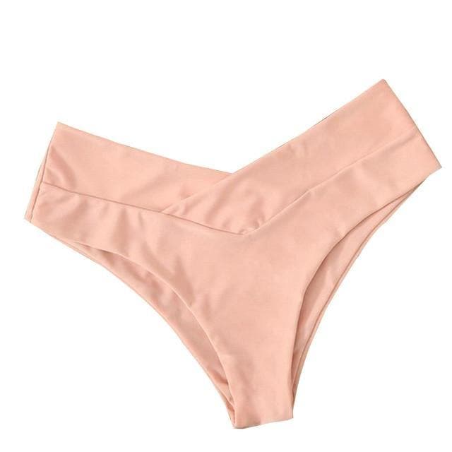 parine.pl 211 Różowy / L Dół Bikini W Kształcie Litery "V"