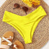 parine.pl 211 Żółty / S Dół Bikini W Kształcie Litery "V"