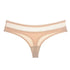 parine.pl 211 Beżowy / L Dół Bikini Z Delikatną Koronką
