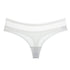 parine.pl 211 Biały / L Dół Bikini Z Delikatną Koronką