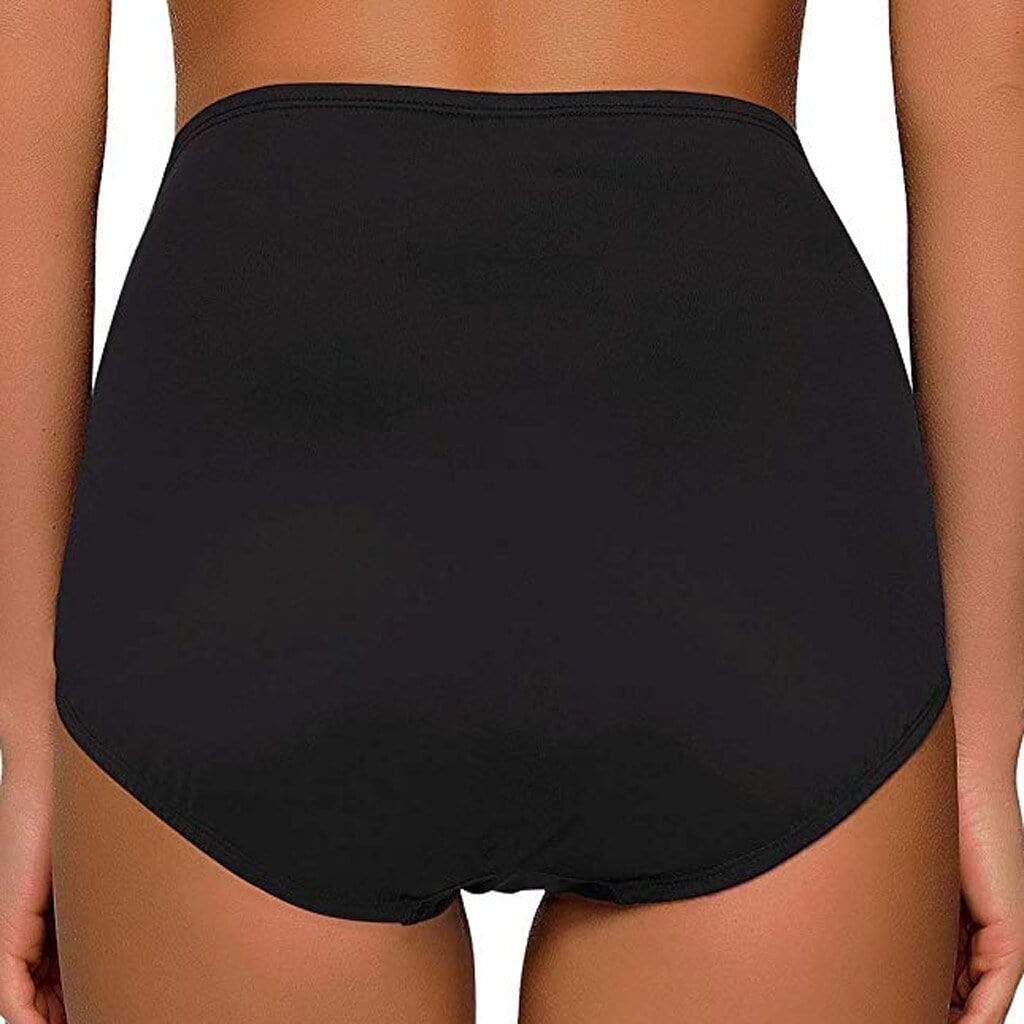 parine.pl 211 Dół Bikini Z Wysokim Stanem I Ozdobnymi Paskami Na Bokach
