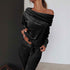 parine.pl Czarny / 5XL Dress Set 15.