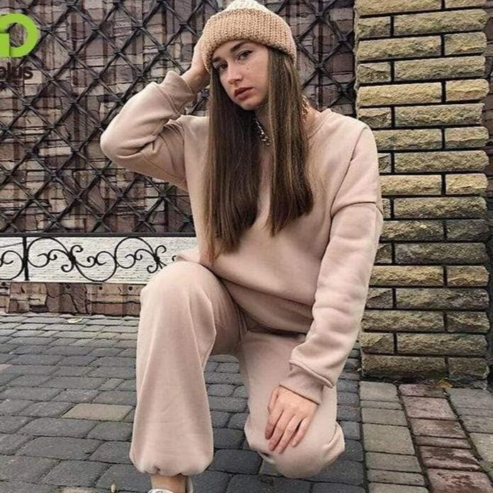 Bawełniany Komplet Dresowy Oversize - Parine