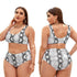 parine.pl Wzór 1 / XL Dwuczęściowe Plus Size Bikini We Wzory