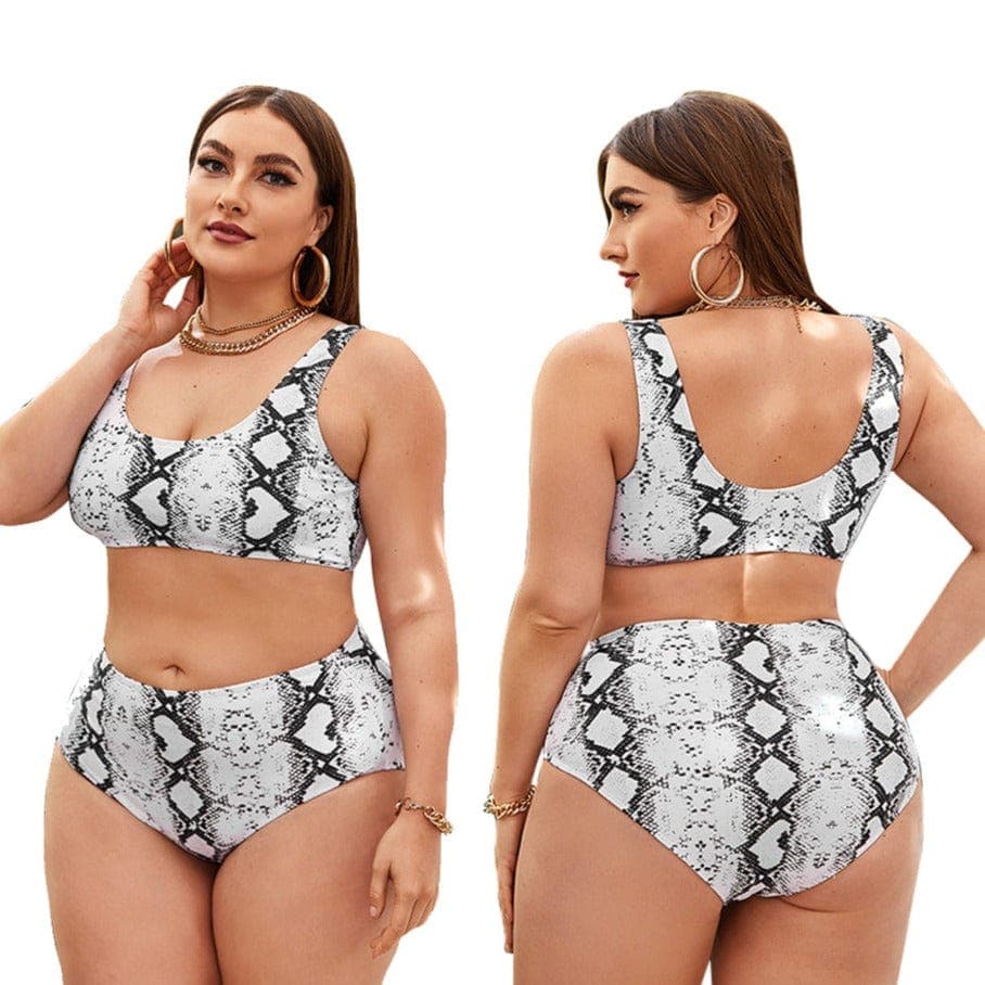 parine.pl Wzór 1 / XL Dwuczęściowe Plus Size Bikini We Wzory