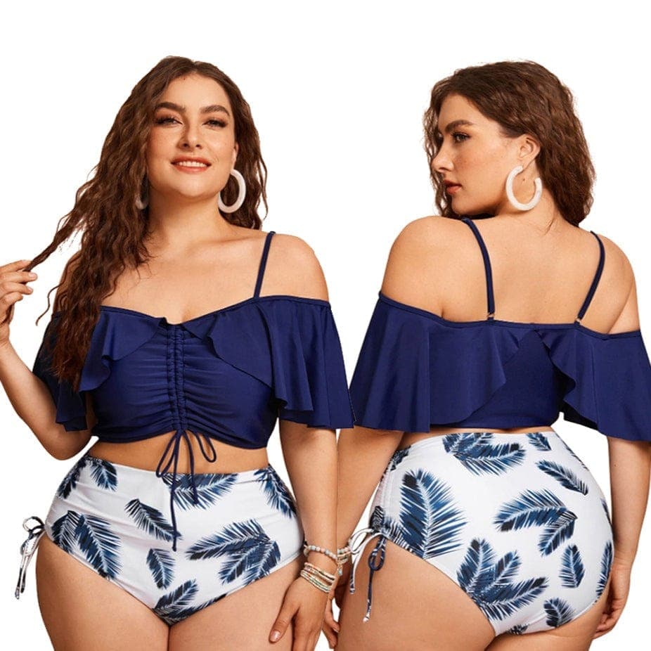 parine.pl Wzór 4 / 4XL Dwuczęściowe Plus Size Bikini We Wzory