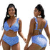 parine.pl Wzór 9 / XL Dwuczęściowe Plus Size Bikini We Wzory