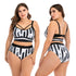 parine.pl Wzór 1 / L Dwuczęściowe Wzorzyste Plus Size Bikini