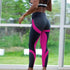 parine.pl Sport > Legginsy Różowy / S Dwukolorowe Sportowe Legginsy