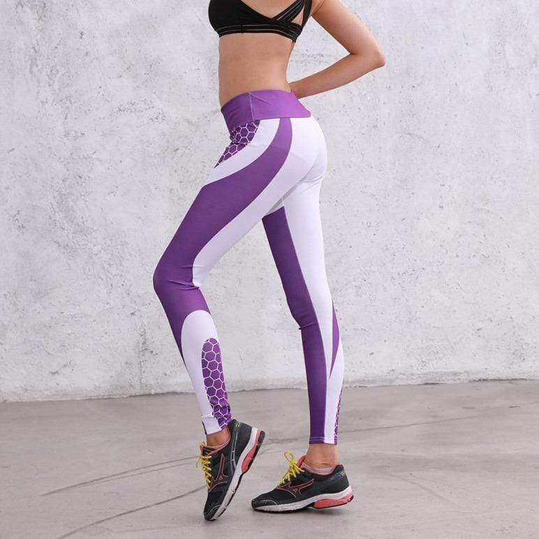 parine.pl Sport > Legginsy Dwukolorowe Sportowe Legginsy