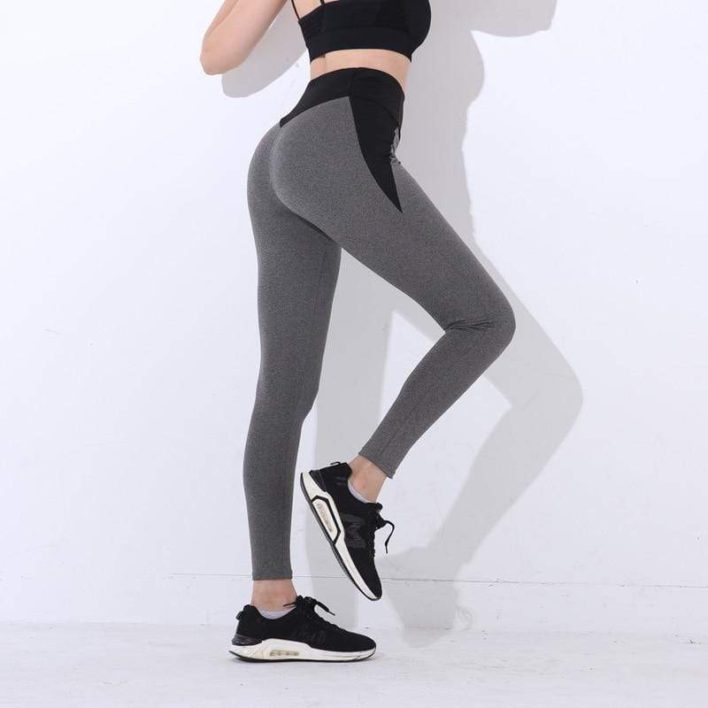 parine.pl Sport > Legginsy Dwukolorowe Sportowe Legginsy