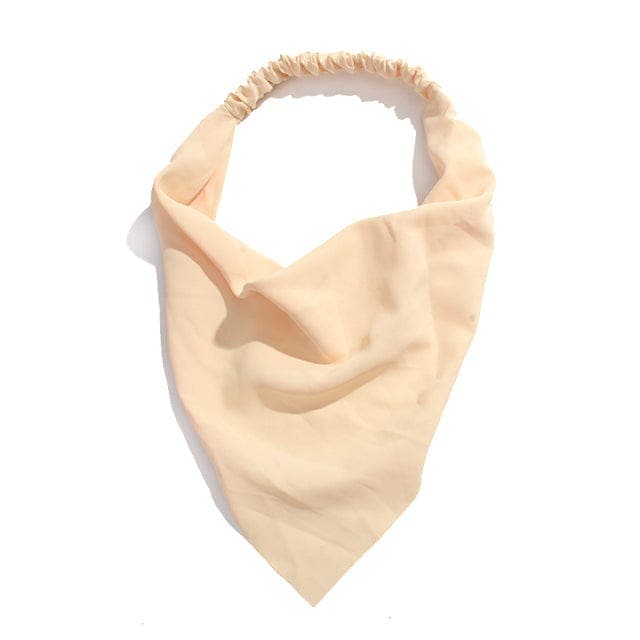 parine.pl Beżowy Elastyczna Wzorzysta Bandana