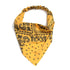 parine.pl Żółty Elastyczna Wzorzysta Bandana