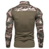 parine.pl Elastyczny Longsleeve Męski W Stylu Wojskowym