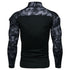 parine.pl Elastyczny Longsleeve Męski W Stylu Wojskowym