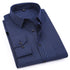 parine.pl Granatowy 2 / Asian 8XL Label 48 Eleganka Bawełniana Koszula Męska