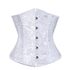 parine.pl Bielizna > Elegancka > Gorset koronkowy Biały 2 / 6XL Gorset Bez Biustonosza