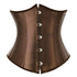 parine.pl Bielizna > Elegancka > Gorset koronkowy Brązowy / 3XL Gorset Bez Biustonosza