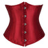 parine.pl Bielizna > Elegancka > Gorset koronkowy Ciemnoczerwony / XL Gorset Bez Biustonosza