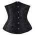 parine.pl Bielizna > Elegancka > Gorset koronkowy Czarny 2 / 6XL Gorset Bez Biustonosza