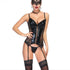 parine.pl Bielizna > Elegancka > Gorset koronkowy Czarny / XL Gorset Z Lateksu