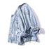 parine.pl Jeansowa Kurtka Oversize Z Ćwiekami