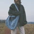 parine.pl Jeansowy Worek W Stylu Vintage