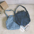 parine.pl Jeansowy Worek W Stylu Vintage