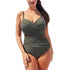parine.pl 211 Jednoczęściowy Strój Kąpielowy Plus Size