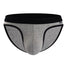 parine.pl Szary / XL Jednolite Majtki