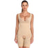 parine.pl 1578 Beżowy / 2XL-3XL Jednolite Wyszczuplające Body
