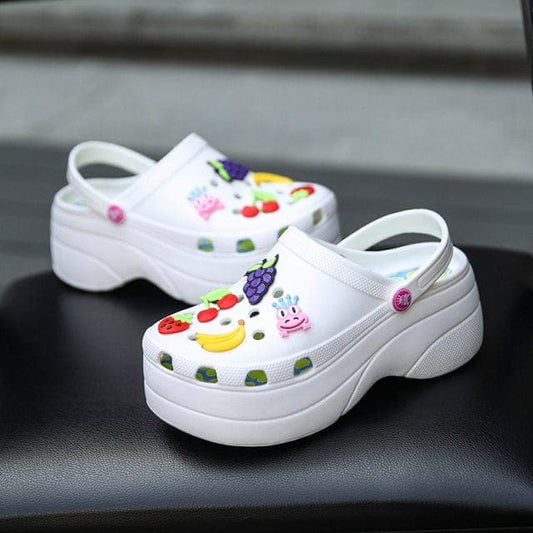 parine.pl Biały / 39 Klapki Damskie Typu Crocs