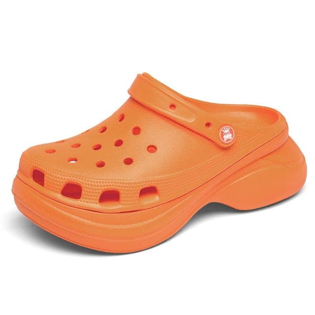 parine.pl Pomarańczowy / 41 Klapki Damskie Typu Crocs