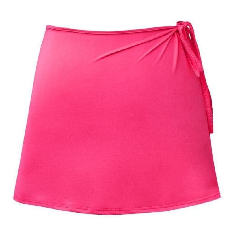 parine.pl Różowy / XL Klasyczna Chusta Na Plażę
