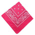 parine.pl Różowy Klasyczna Wzorzysta Bandana