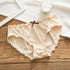 parine.pl 1772 Beżowy / XL Klasyczne Figi Z Delikatną Falbanką