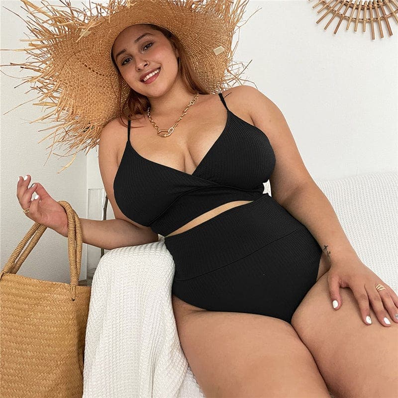parine.pl Czarny / XL Klasyczne Plus Size Bikini