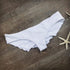 parine.pl 211 Biały / L Klasyczny Jednolity Dół Bikini