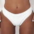 parine.pl 211 Biały / XXL Klasyczny Jednolity Dół Bikini