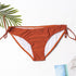 parine.pl 211 Pomarańczowy / XL Klasyczny Wiązany Dół Bikini