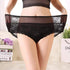 parine.pl 1772 Czarny / XL Koronkowe Figi Plus Size
