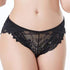 parine.pl 1772 Czarny / XXL Koronkowe Figi Plus Size