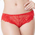 parine.pl 1772 Czerwony / XXL Koronkowe Figi Plus Size