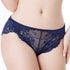 parine.pl 1772 Niebieski / XXL Koronkowe Figi Plus Size