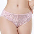 parine.pl 1772 Różowy / XXL Koronkowe Figi Plus Size