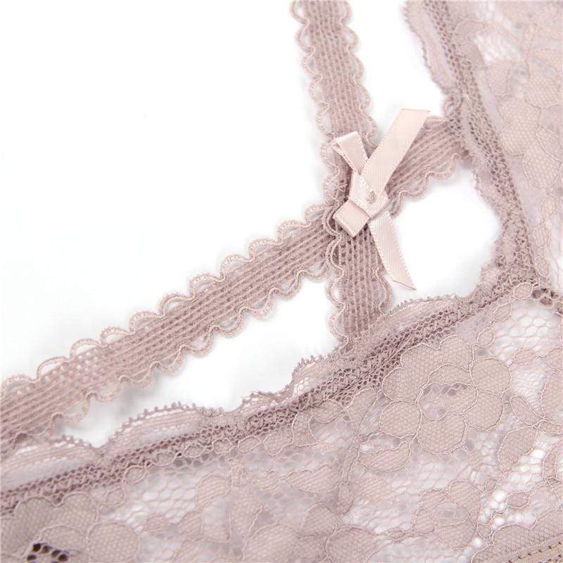 parine.pl 1772 Koronkowe Majtki Plus Size Z Paskami Z Tyłu