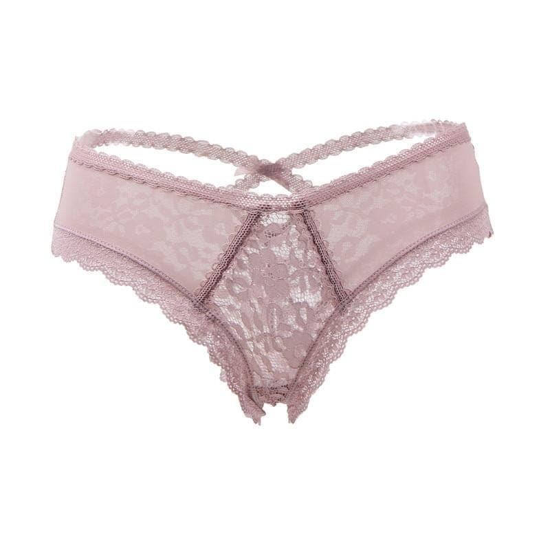 parine.pl 1772 Koronkowe Majtki Plus Size Z Paskami Z Tyłu