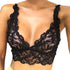 parine.pl 214 Czarny / L Koronkowy Biustonosz Braletka Plus Size